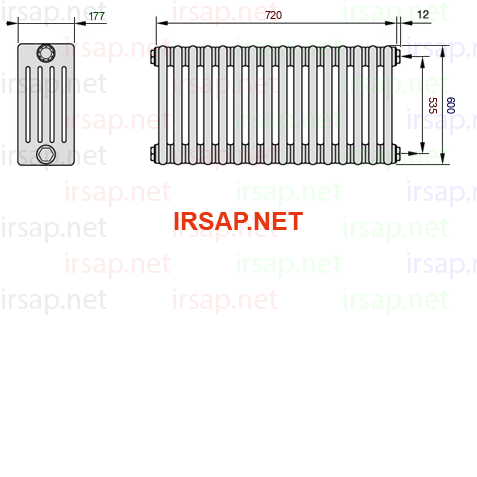 Радиатор IRSAP Tesi 50600/16 T02 CL 01